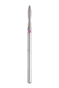 Diamantfräser FA10R021/8K, Flammenform, 2,1mm/8 Rot – Bild 1