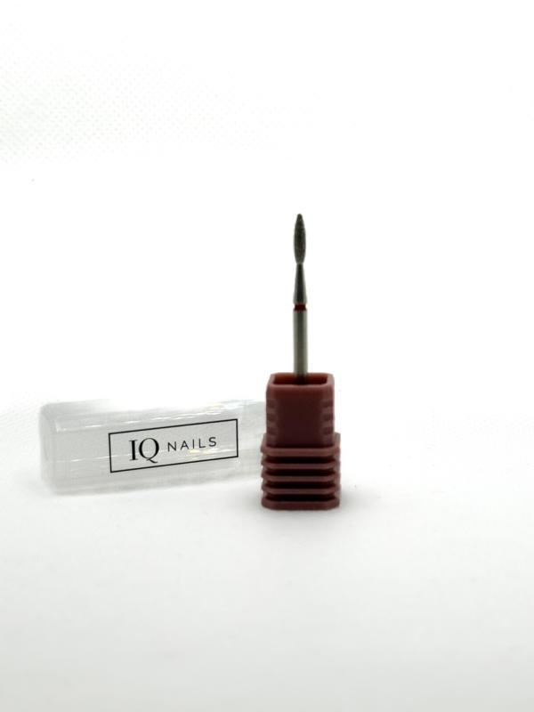 IQ Diamantfräser für Nagelhaut 2,1mm Rot